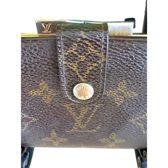 Louis Vuitton Kisslock Portefeuille Monogram Bifold Wallet and Dustbag - Picture 3 of 12